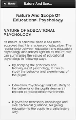 Psychology of education android App screenshot 0