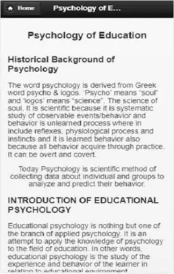 Psychology of education android App screenshot 1