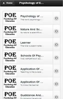 Psychology of education android App screenshot 2